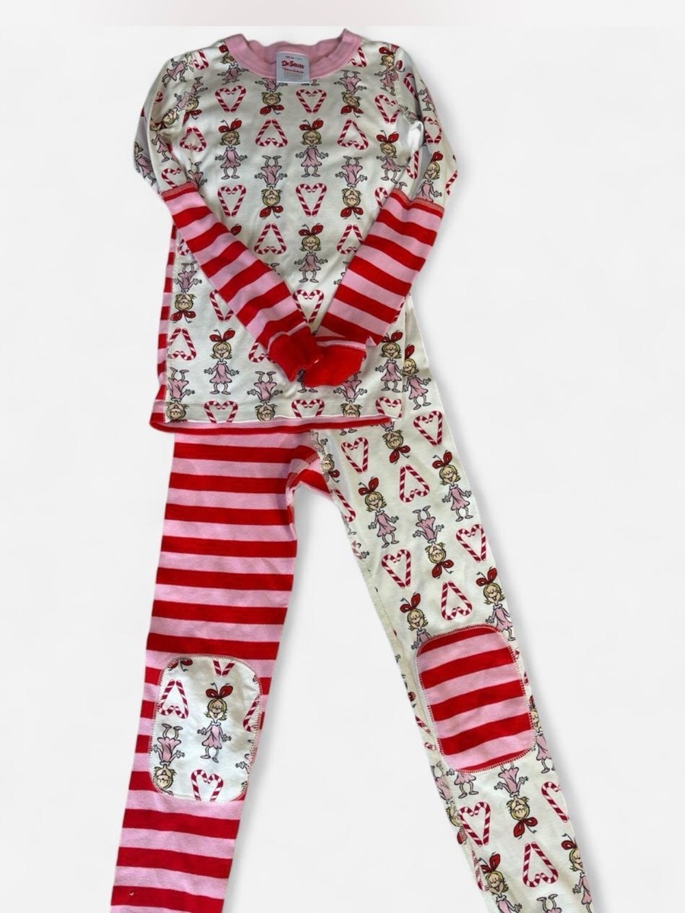 Hanna Andersson Dr. Seuss Cindy Lou Who & Grinch Pajamas